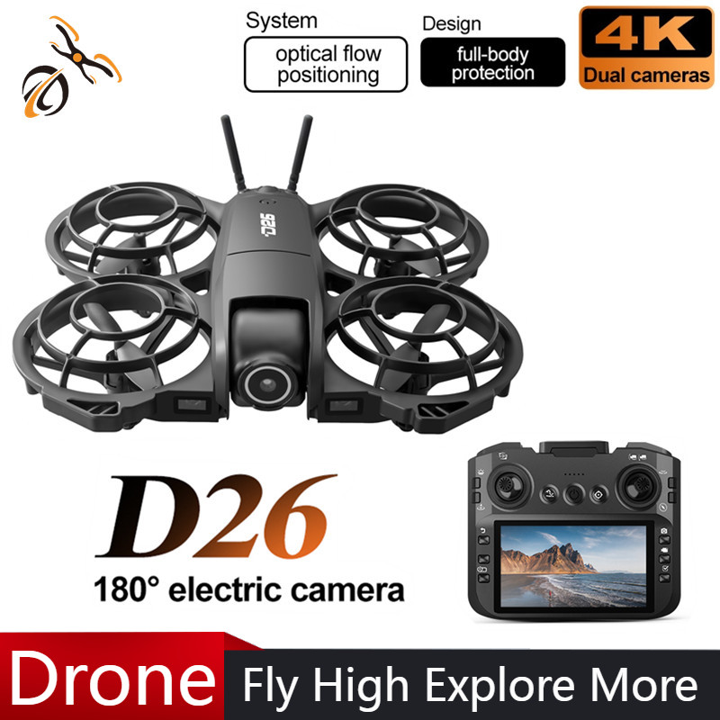 D26 드론 4K 항공 HD 180 °   카메라 드론 - Drone Battery Box 리뷰 및 가격