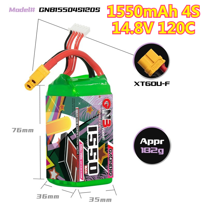 1550mAh 120C 리튬폴리머 배터리 4S 14.8 - Drone Battery 4S 리뷰 및 가격